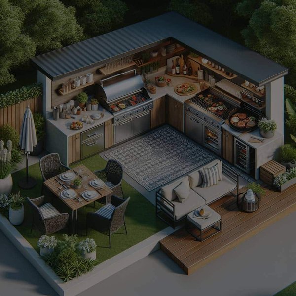 Comment organiser une cuisine extérieure pour des barbecues tout confort ?